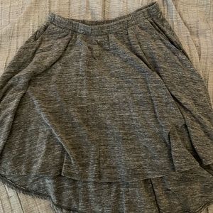 Grey circle skirt